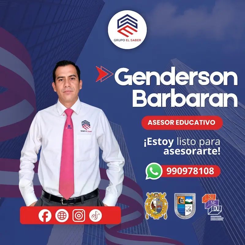 Asesor Educativo — Genderson Barbarán