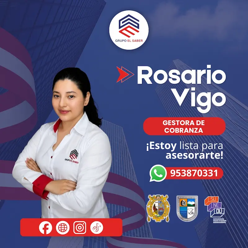 Rosario Vigo Paredes — Gestor de Cobranza